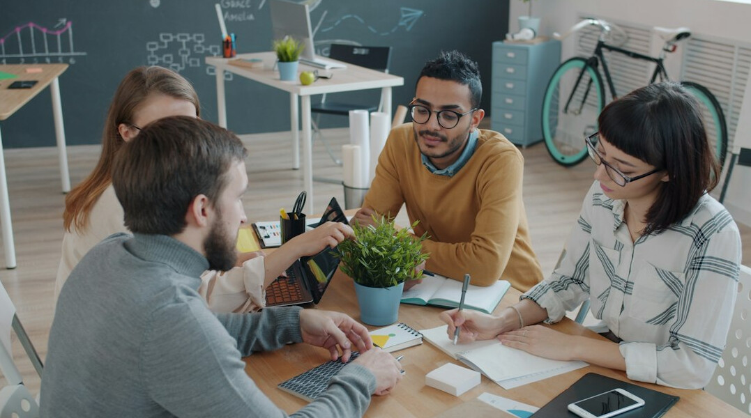 business team brainstorming