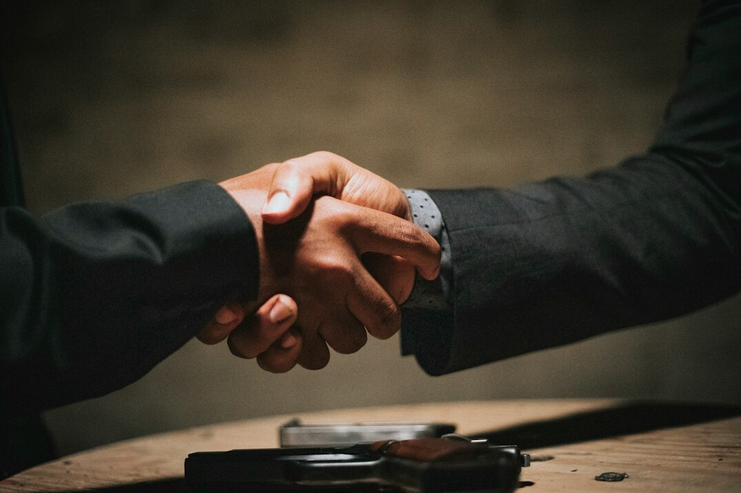 successful business handshake