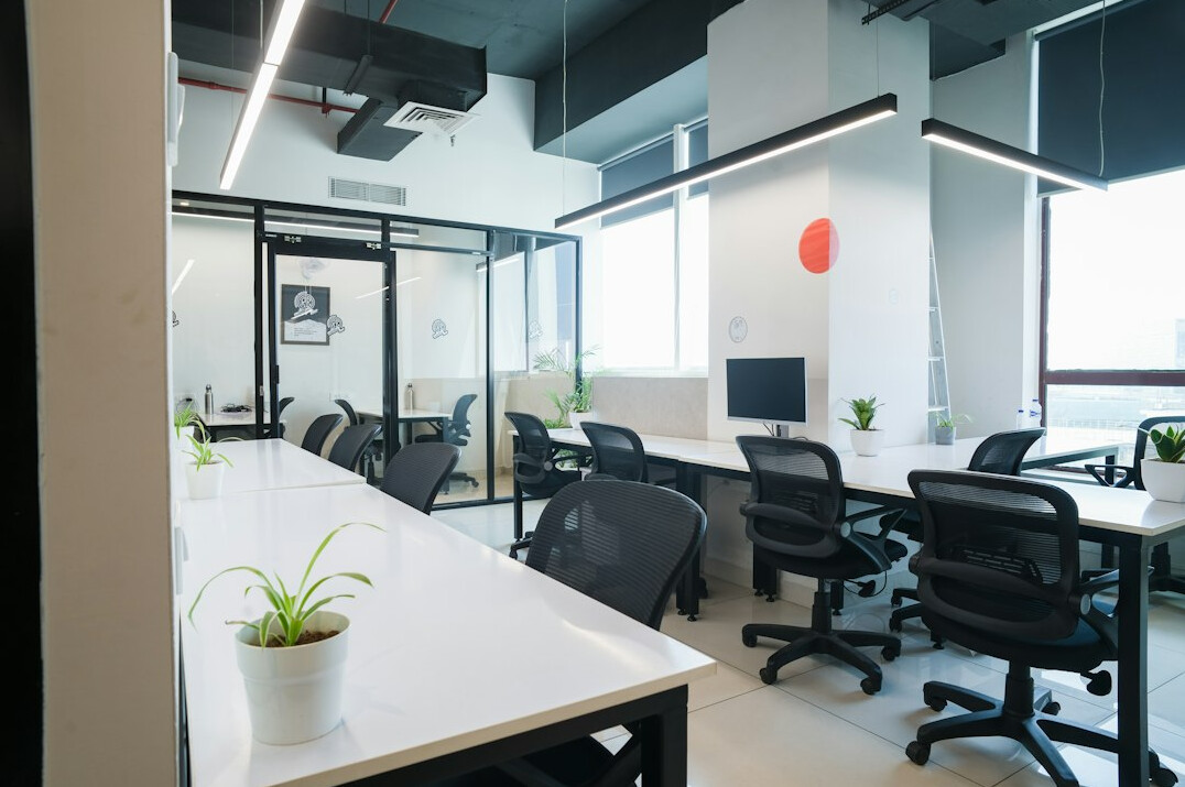 modern office workspace